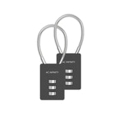 Ac Infinity Combination Lock - Flexible Steel Cable Loop (2-Pack)