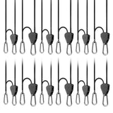 Ac Infinity Heavy-Duty Adjustable Rope Clip Hanger - Six Pairs