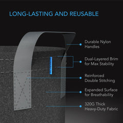 Ac Infinity Reusable Fabric Pot 5-Pack