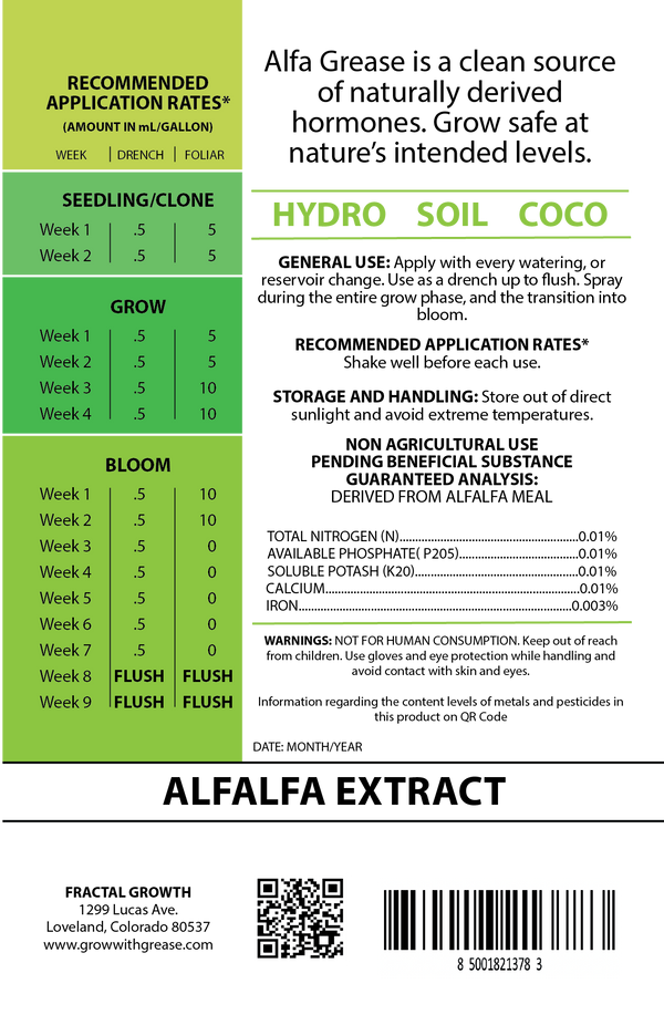 Grease Alfa Extract 250 Ml