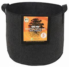 Gro Pro Essential Round Fabric Pot - Choose Size