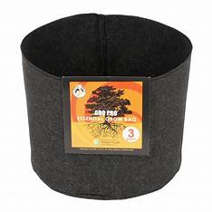 Gro Pro Essential Round Fabric Pot - Choose Size