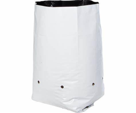 Hydrofarm Black & White Grow Bag, Choose Size - 2, 3, And 5 Gal