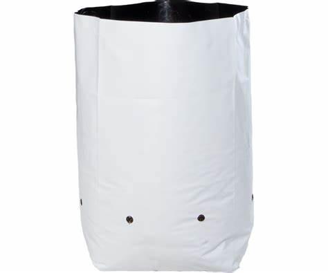Hydrofarm Black & White Grow Bag, Choose Size - 2, 3, And 5 Gal