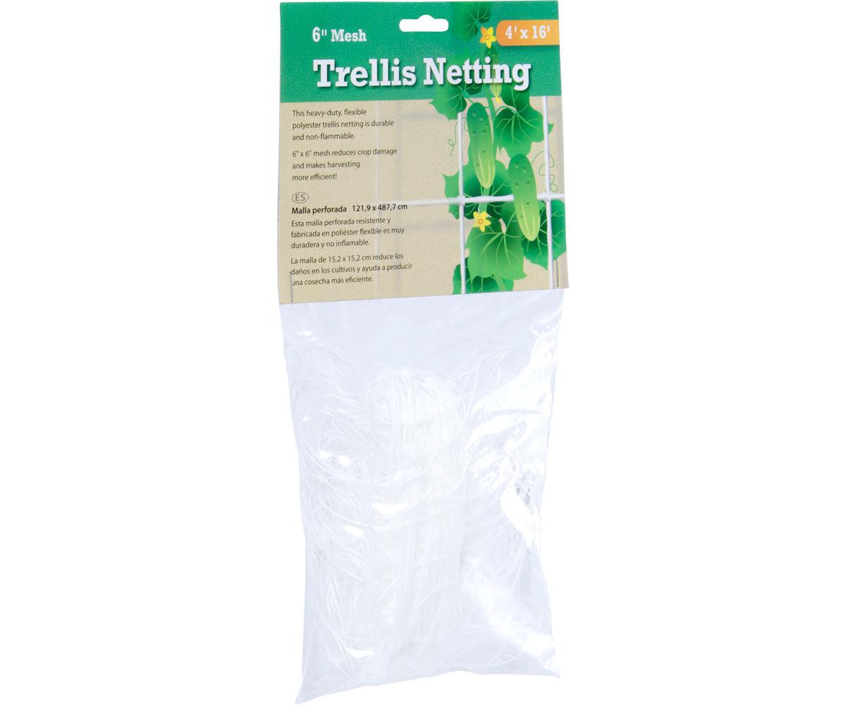 Hydrofarm Trellis Netting 6" Non-Woven, 4' X 16'