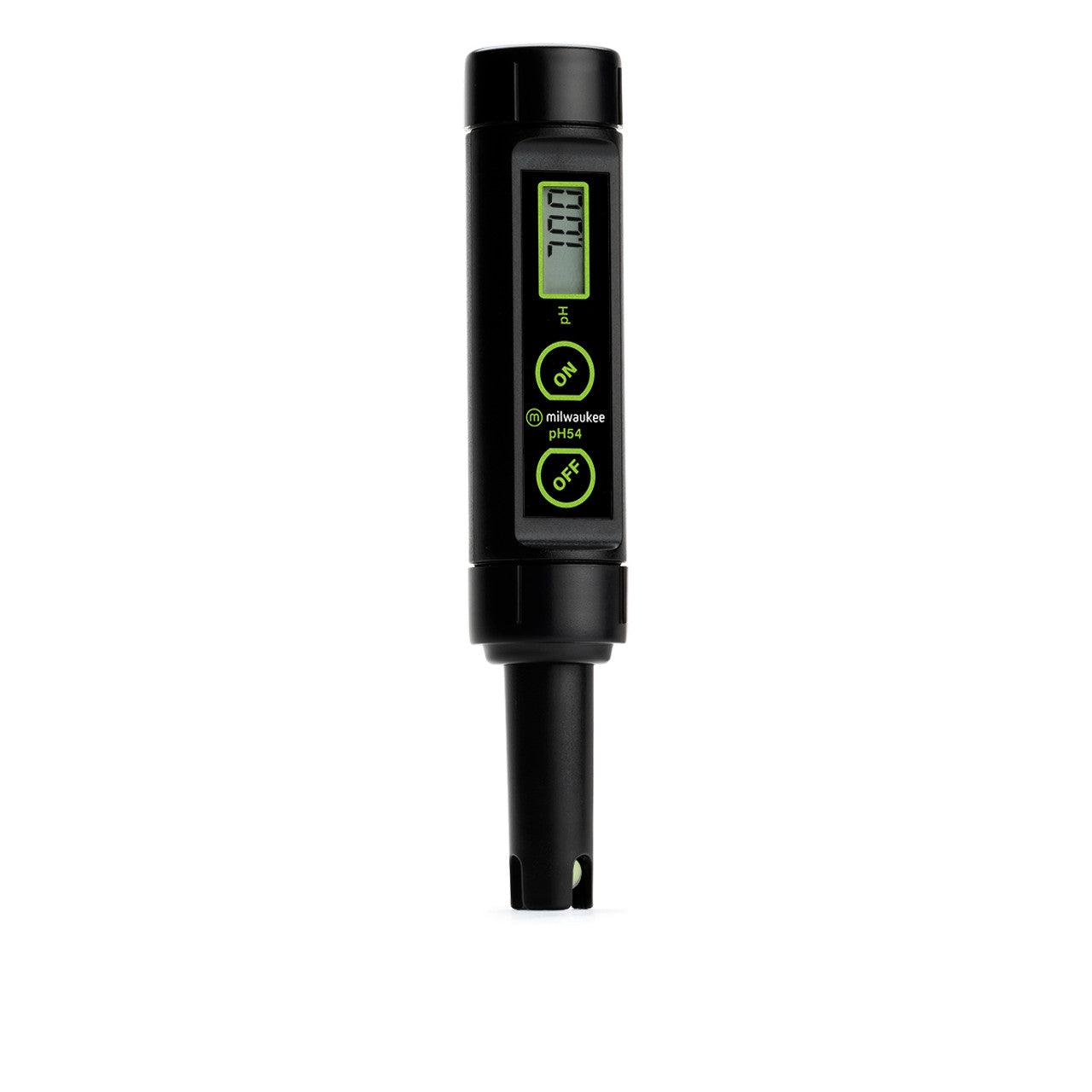 Milwaukee Ph54 Waterproof Ph Tester With Replaceable Probe