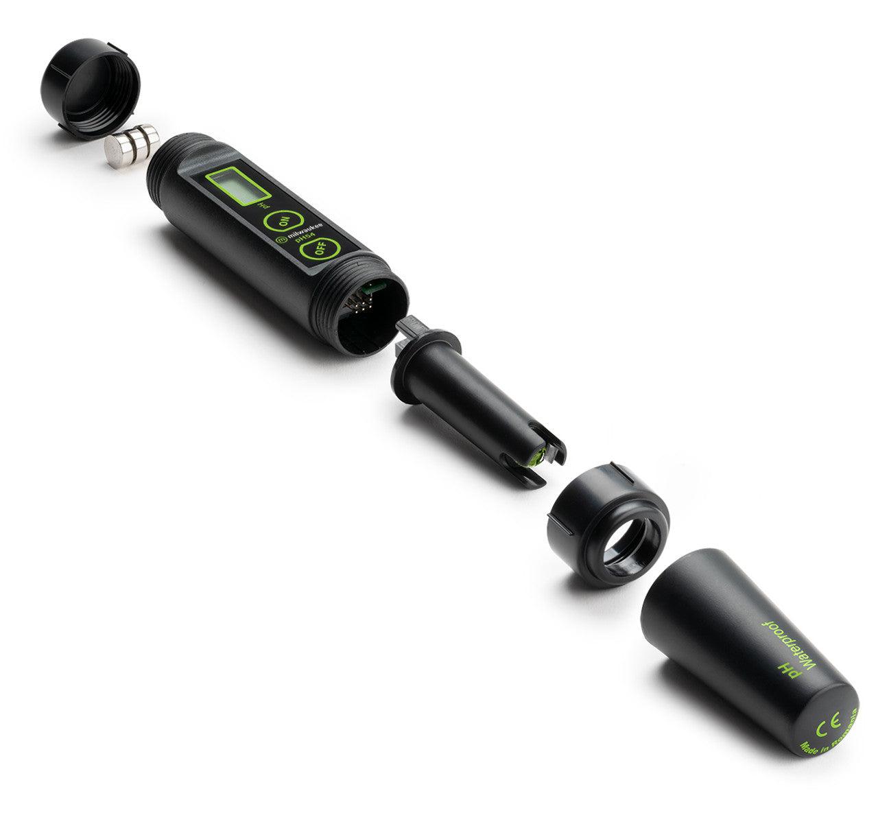 Milwaukee Ph54 Waterproof Ph Tester With Replaceable Probe