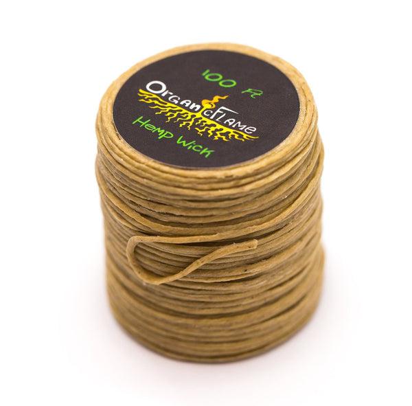 Organic Flame Wick Rolls 100 Ft