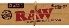Raw Connoisseur Classic Rolling Papers & Tips | 1 1/4