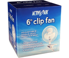 Active Air 6" Clip Fan - 15W