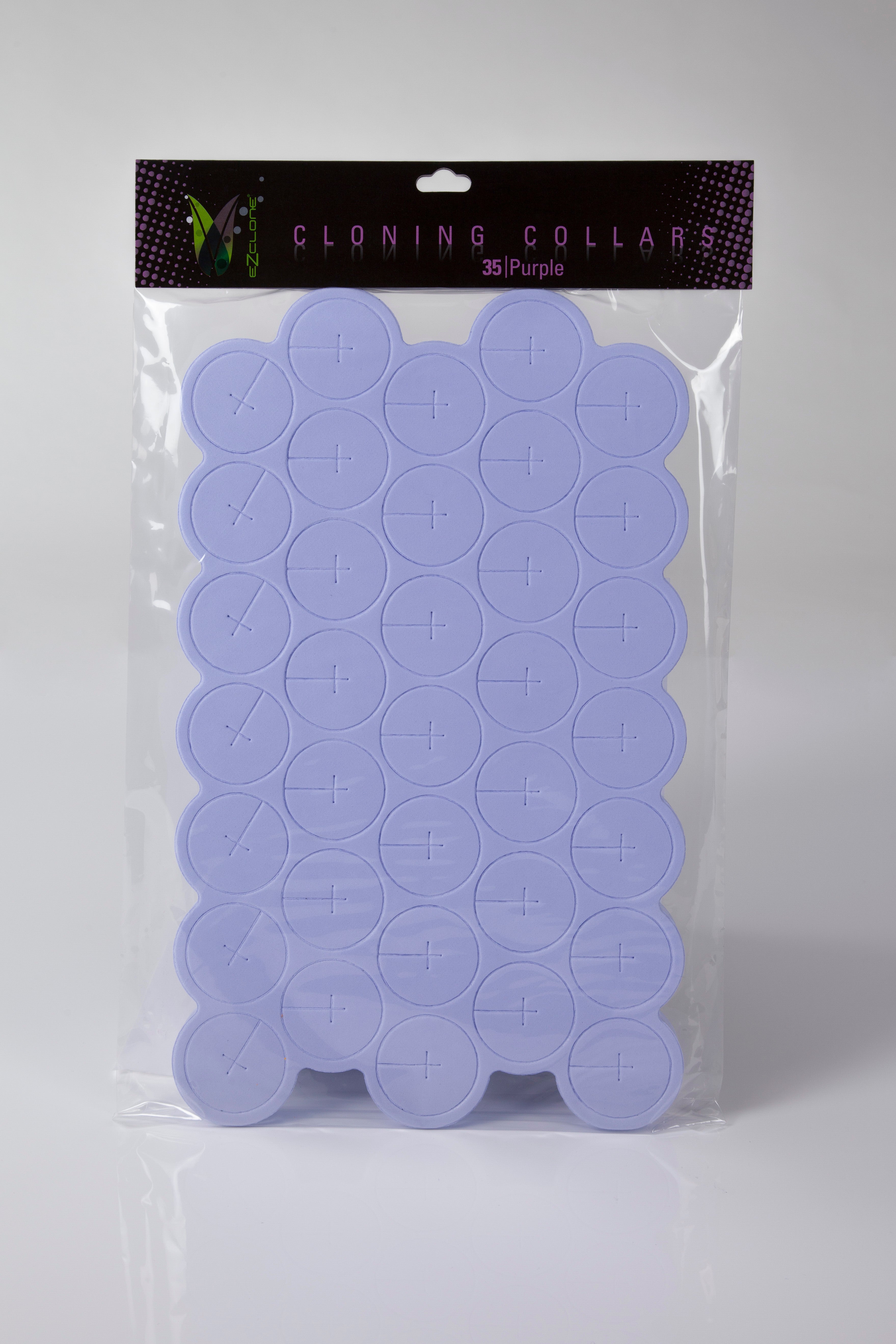 EZ-Clone Soft Cloning Collars - Purple (35/Pack)