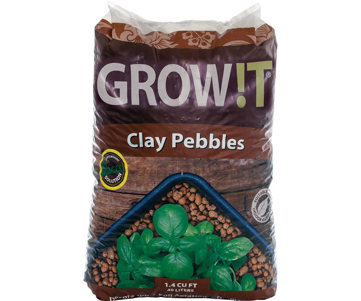 GROW!T Clay Pebbles | 4 mm -16 mm - 40 L