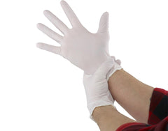 Mad Farmer White Nitrile Horticulture Gloves - Size M (100 Box)