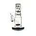 Straight Neck Bubble Water Pipe Black