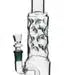Straight Neck Bubble Water Pipe Black